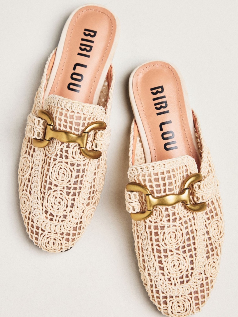 Bibi Lou Zagreb Crochet Loafer Mules